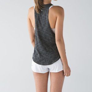 NEW Lululemon Sweat Date Tank Heathered Black size 6